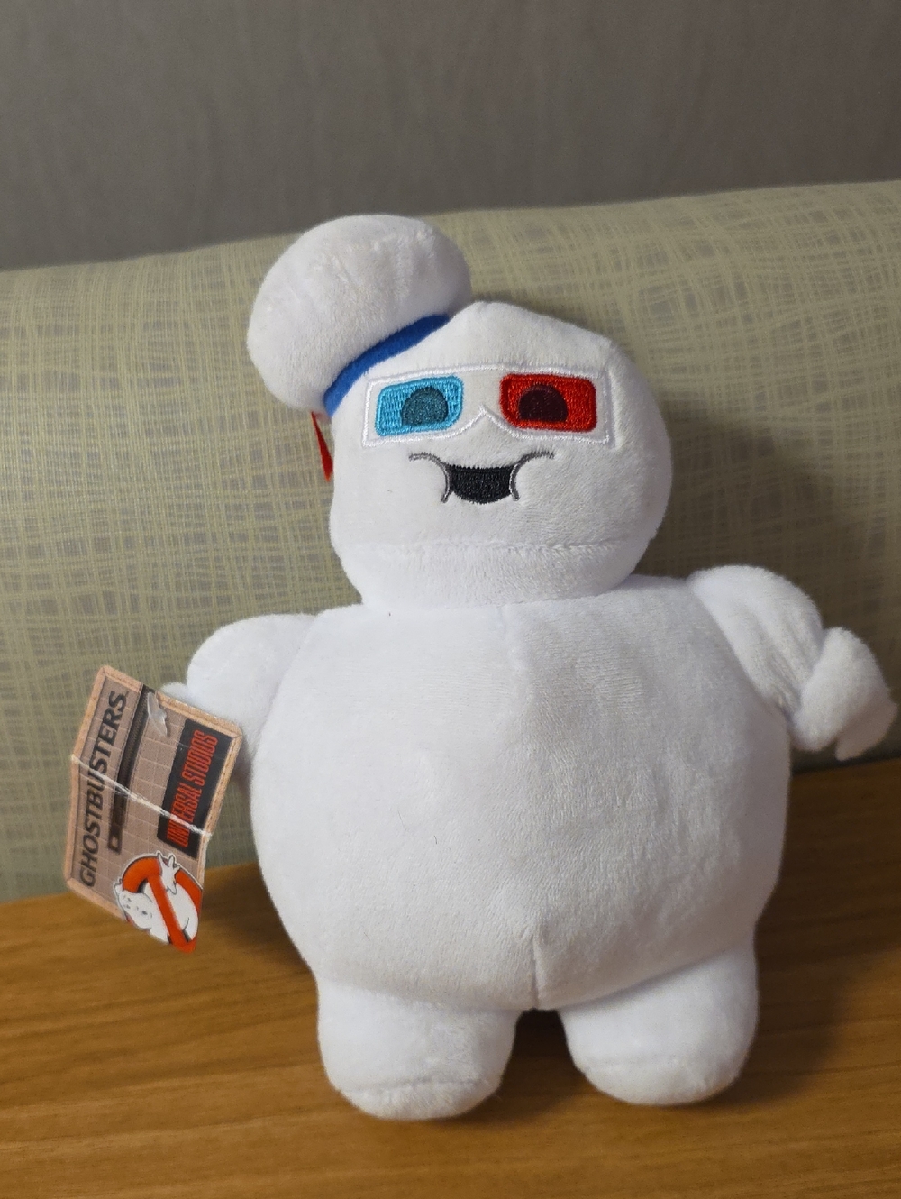 Ghostbusters Stay Puft Marshmallow Man Plush with 3D Glasses - White Halloween